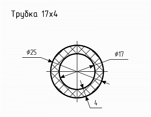 Трубка резиновая № 4 Ц