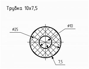 Трубка резиновая № 2 Ц