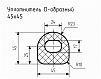 Уплотнитель (профиль) № D-41 Ц