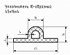 Уплотнитель (профиль) № Ю-19 Ц