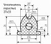 Уплотнитель (профиль) № Пористый-25 Ц